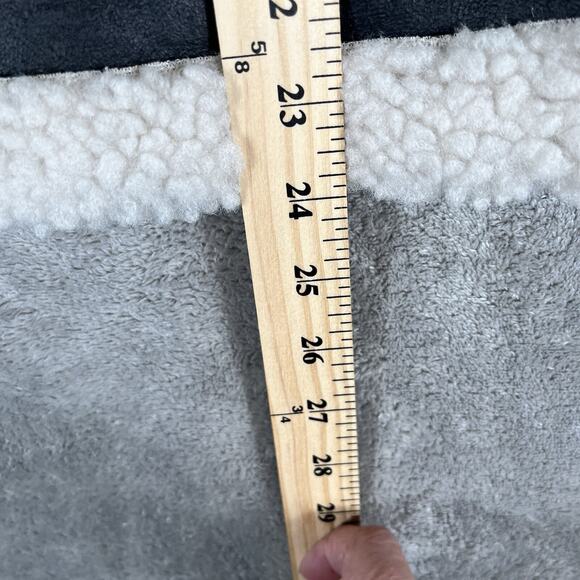 Noisy May Haley Faux Leather Shearling Moto Black Vest Size Small NWOT - Picture 6 of 6